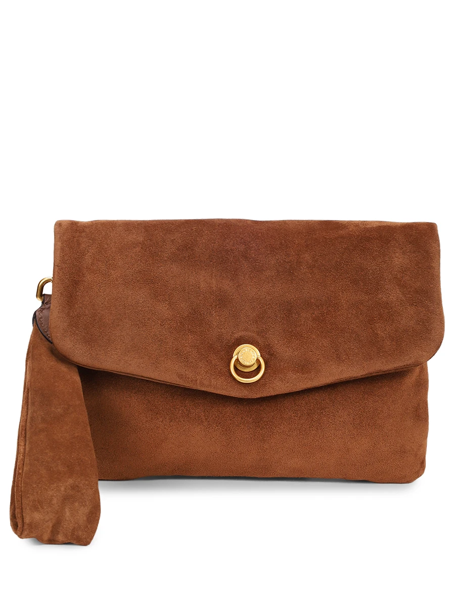 

Сумка замшевая, Коричневый, BS 12030CM-NASPM/COGNAC