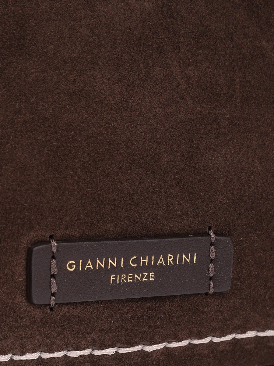 Сумка замшевая GIANNI CHIARINI BS 12060CM-NASPM/MOKA Темно- Коричневый  Фото 5