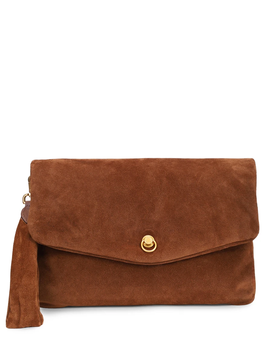 

Сумка замшевая, Коричневый, BS 12031CM-NASPM/COGNAC