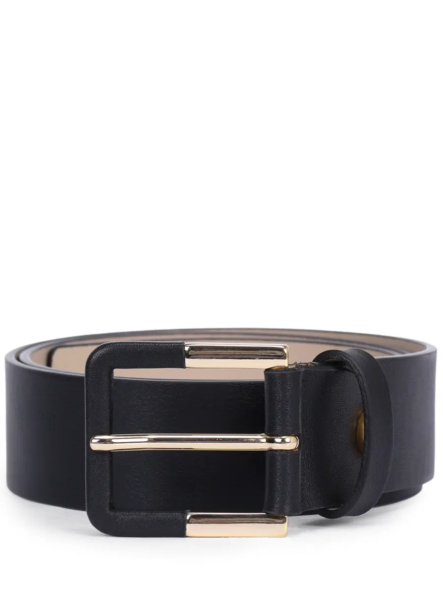 Ремень кожаный GIANNI CHIARINI CN K00338NA/NERO 75-90 Черный 