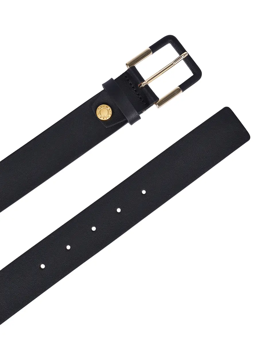 Ремень кожаный GIANNI CHIARINI CN K00338NA/NERO 75-90 Черный  Фото 3