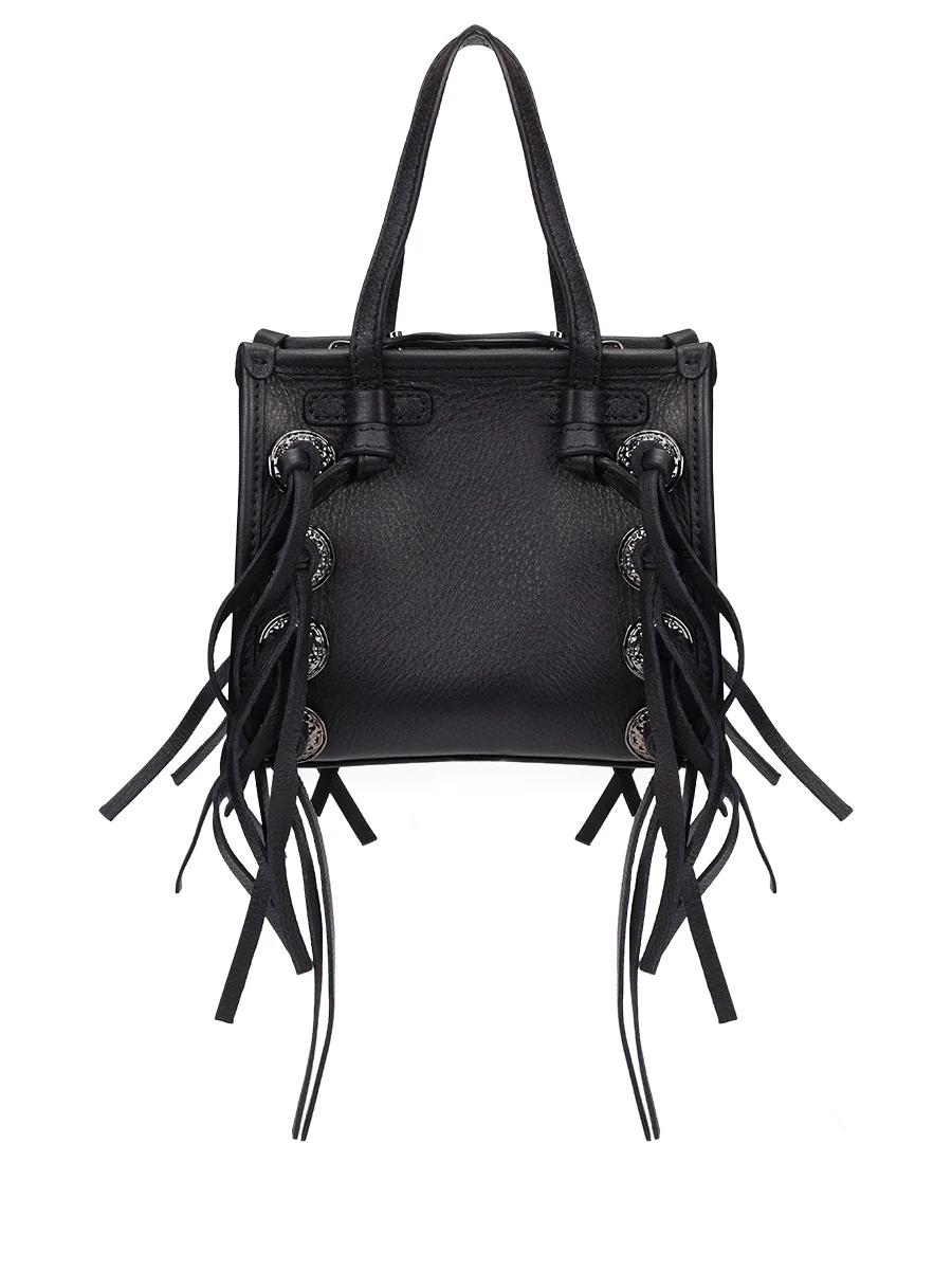 

Сумка кожаная, Черный, BS 12085MUS FR NERO