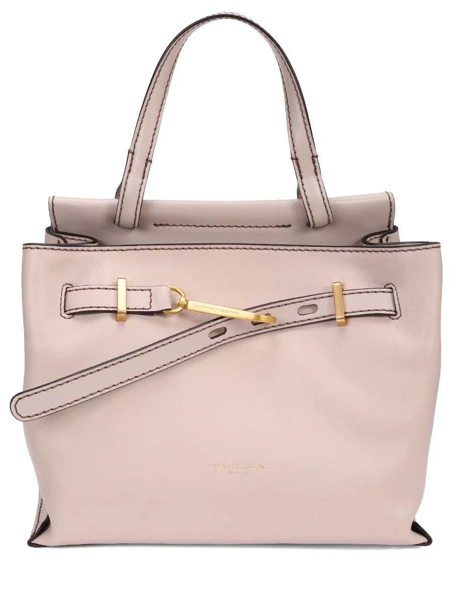 

Сумка кожаная, Бежевый, BS 11490MDD-PRCK/LINEN