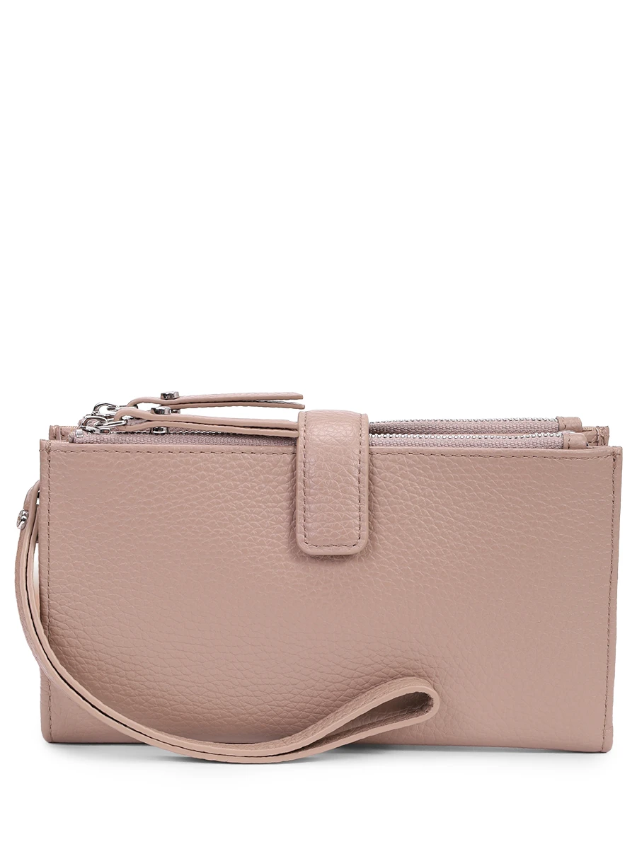 

Портмоне кожаное, Бежевый, PF 6004GRN/DOVE Темно -