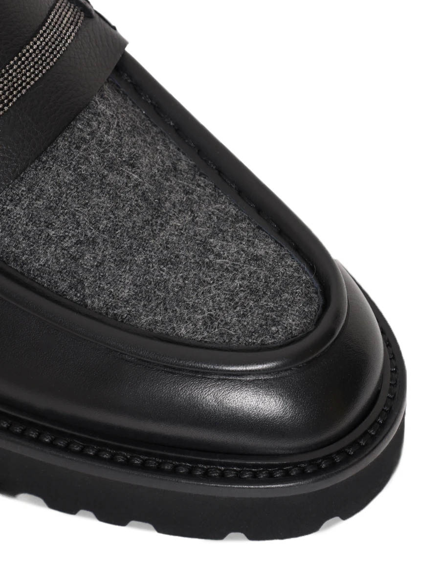 

Лоферы комбинированные, Серый, DD8741PHILPF621NN00