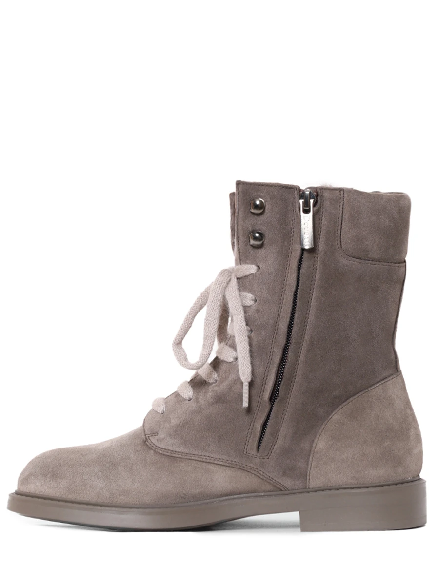 Ботинки замшевые на меху DOUCAL`S DD8838BRUGPN730OM39 Бежевый  Фото 3