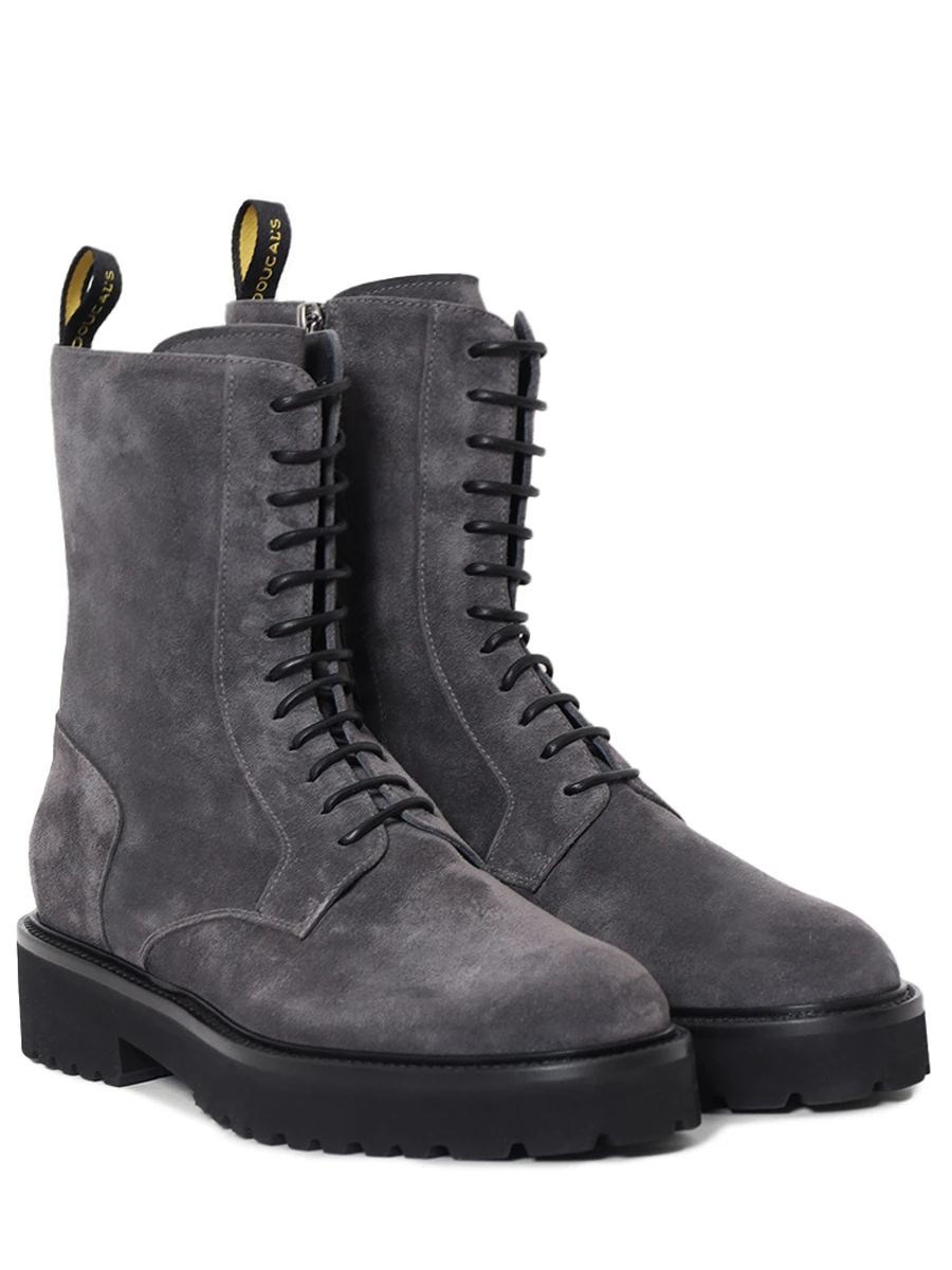 Ботинки замшевые на меху DOUCAL`S DD8816PHILUN252NN03 Серый  Фото 2