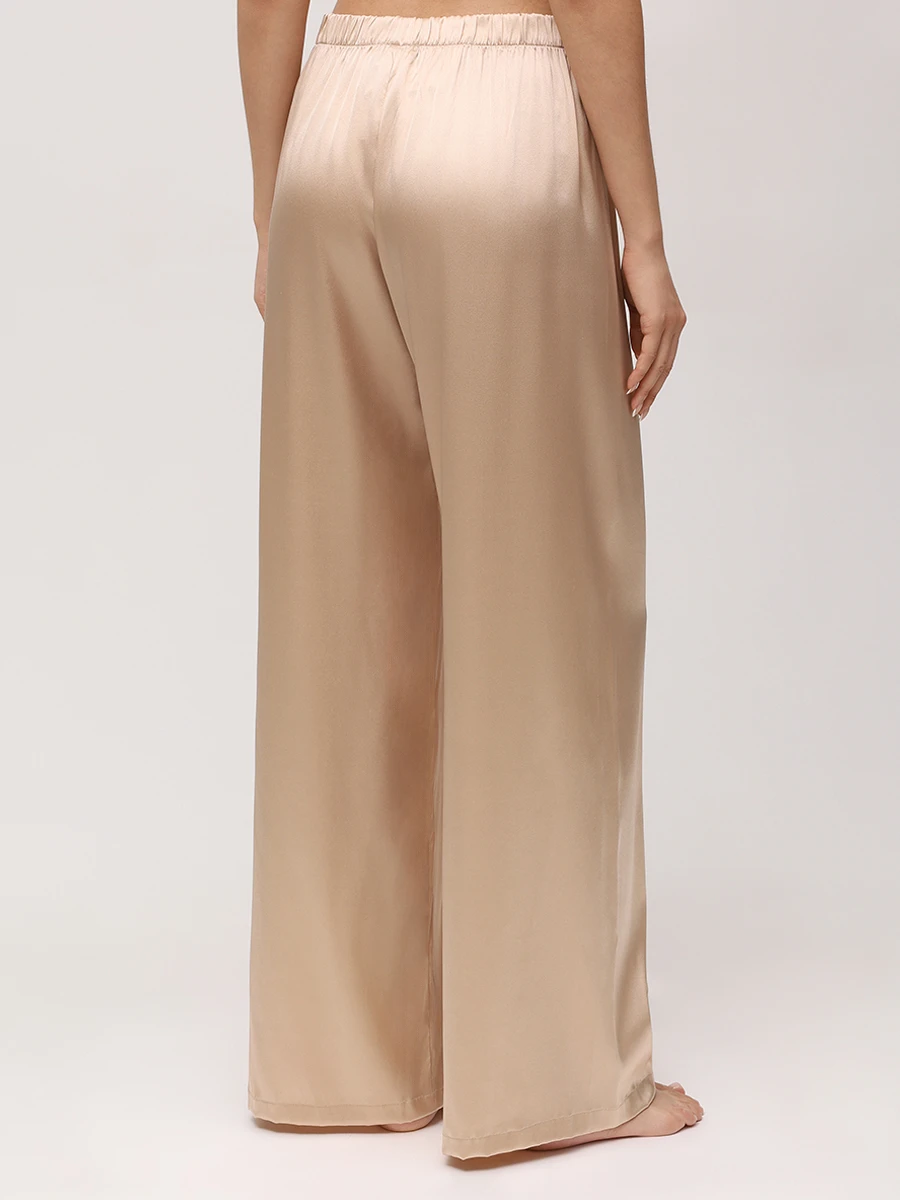 

Брюки шелковые, Бежевый, CR0215 PA.11