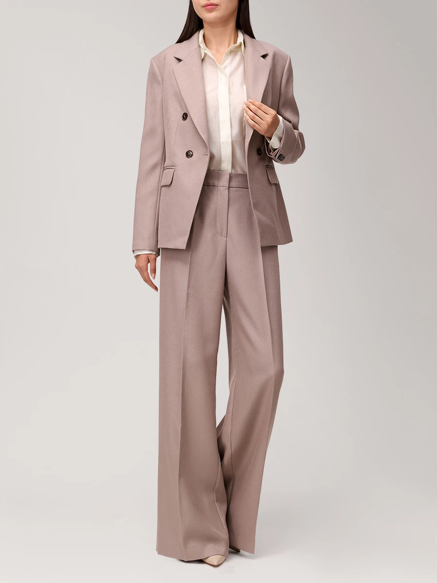 Рубашка из тенселя SEVEN LAB 325-S-W-14-11-087 Молочный Белый  Фото 2