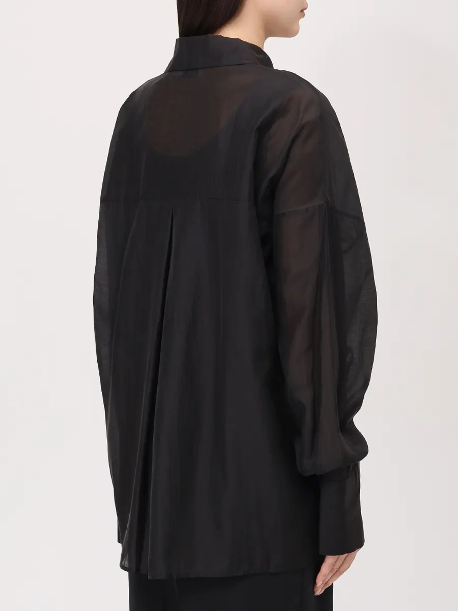 Рубашка из тенселя SEVEN LAB 325-S-W-14-30-087 Черный  Фото 3