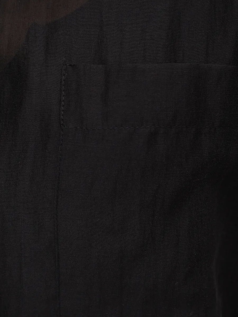 Рубашка из тенселя SEVEN LAB 325-S-W-14-30-087 Черный  Фото 6