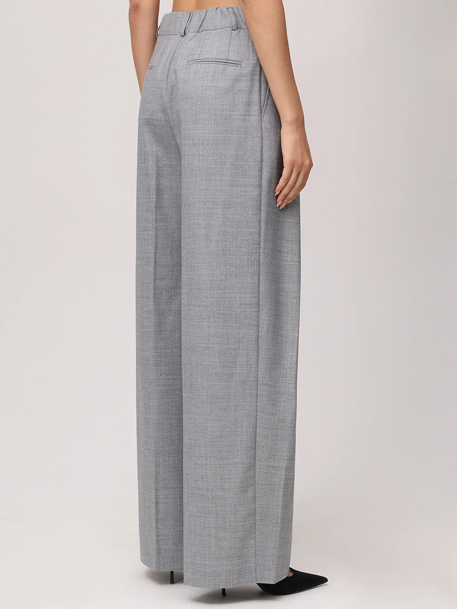 Брюки однотонные SEVEN LAB 225-S-W-13-2M-077 Серый  Фото 3