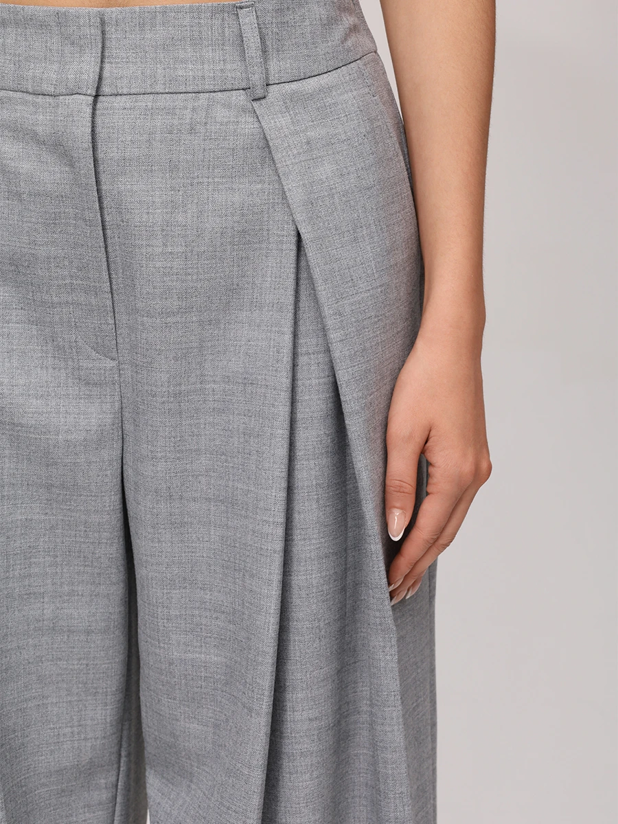 Брюки однотонные SEVEN LAB 225-S-W-13-2M-077 Серый  Фото 5