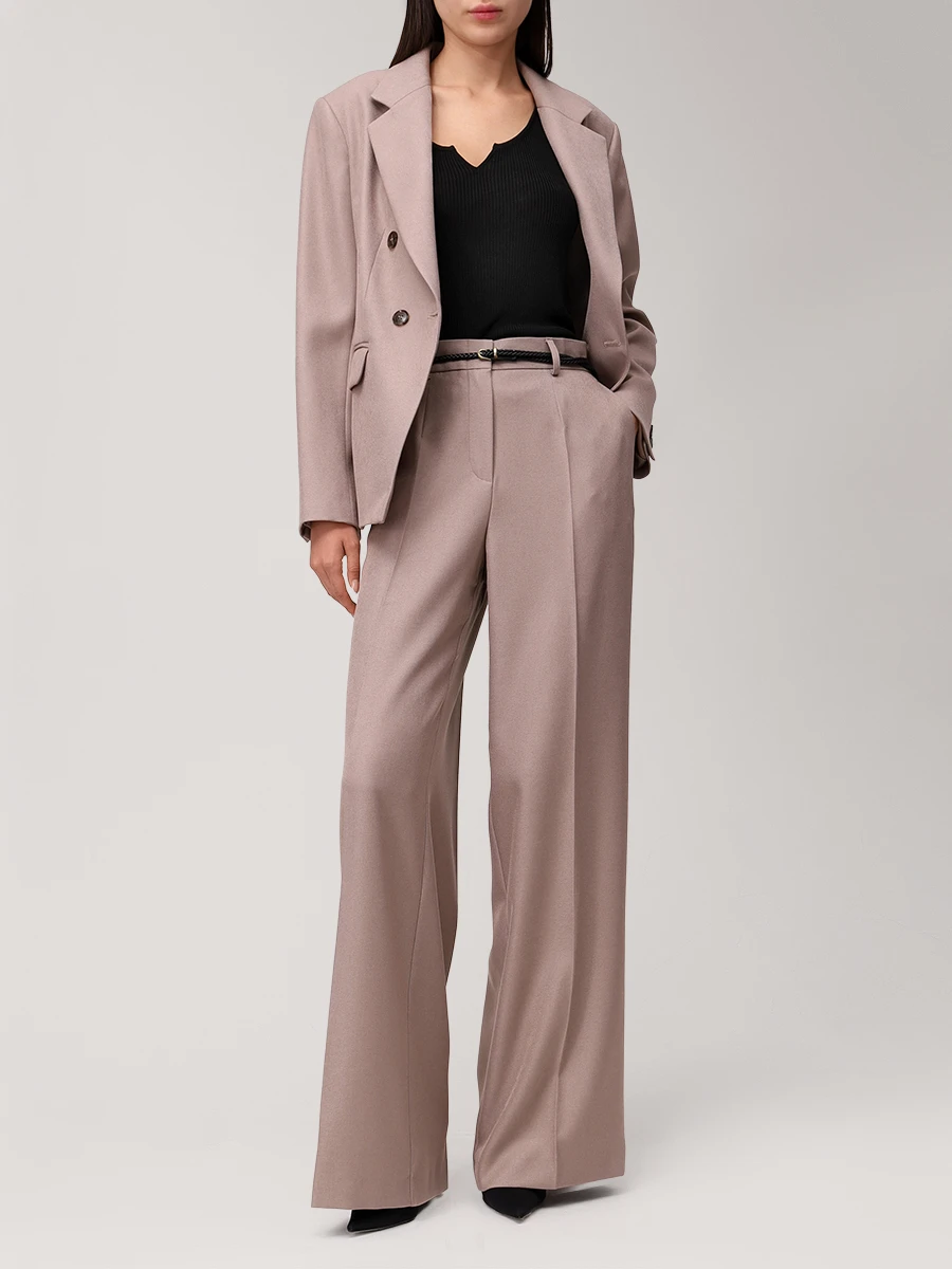 

Пиджак из вискозы, Бежевый, 225-S-W-10-73-095 Тено-