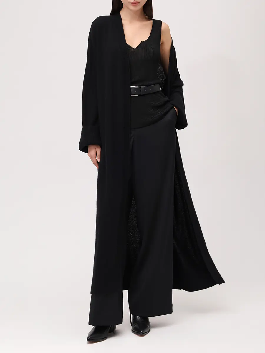 Кардиган кашемировый SEVEN LAB SHH.33.900.566 Черный  Фото 2