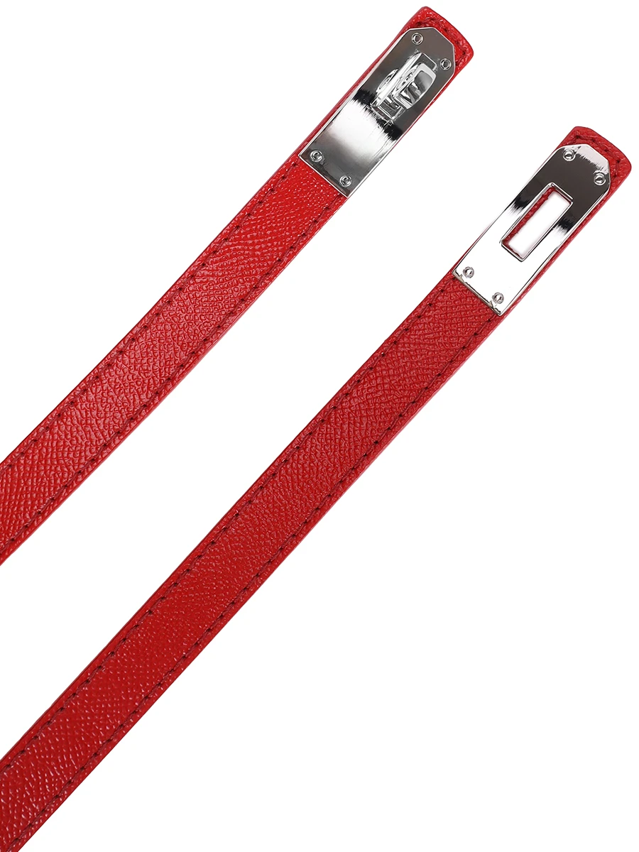 Ремень кожаный SEVEN LAB CAG.15.800.404 Красный  Фото 3