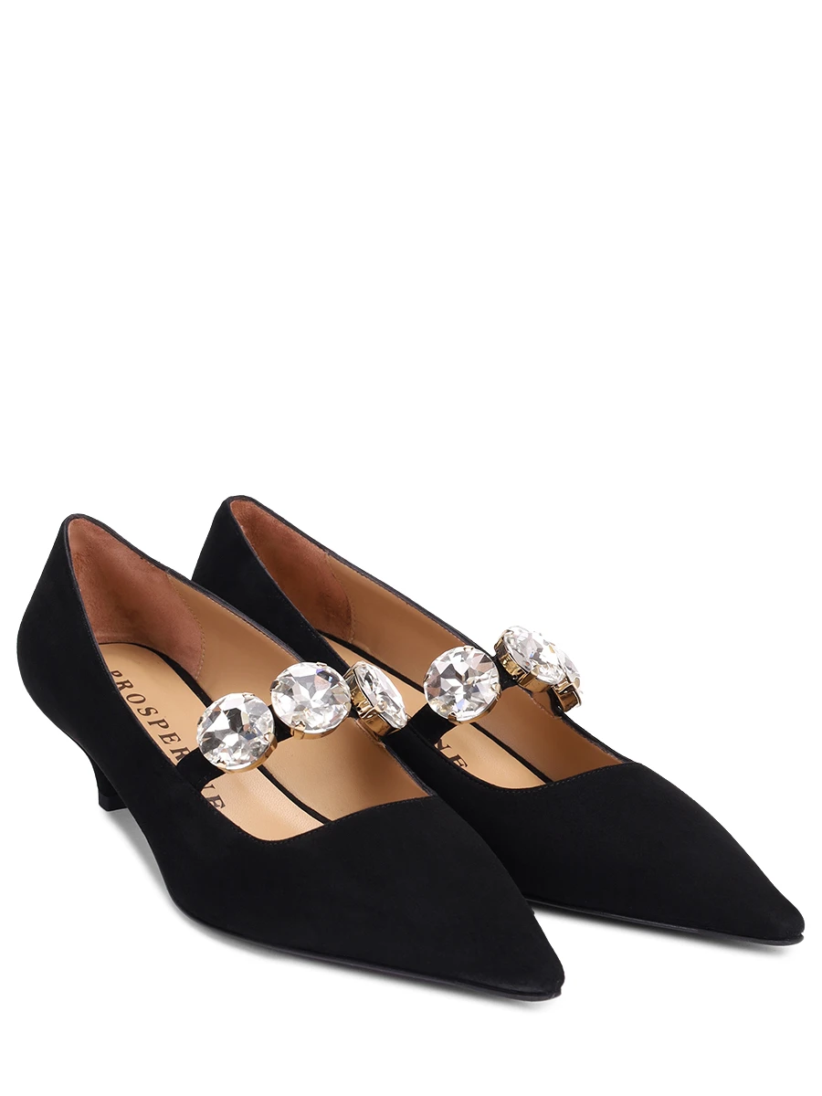 Туфли замшевые PROSPERINE 2740/NERO Черный  Фото 2