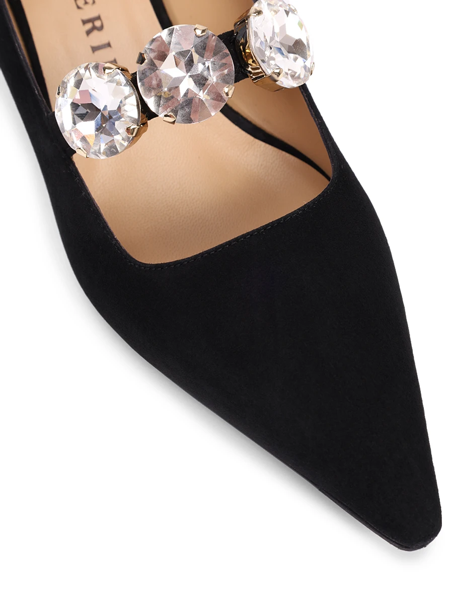 Туфли замшевые PROSPERINE 2740/NERO Черный  Фото 5