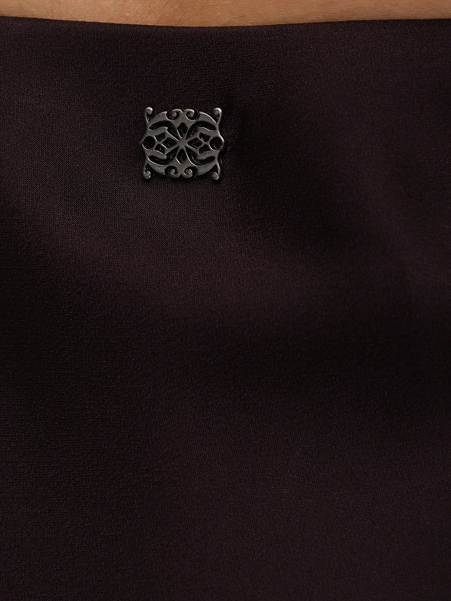 Юбка однотонная PANICALE D371188GO 37D06A 0890 Темно- Бордовый  Фото 6