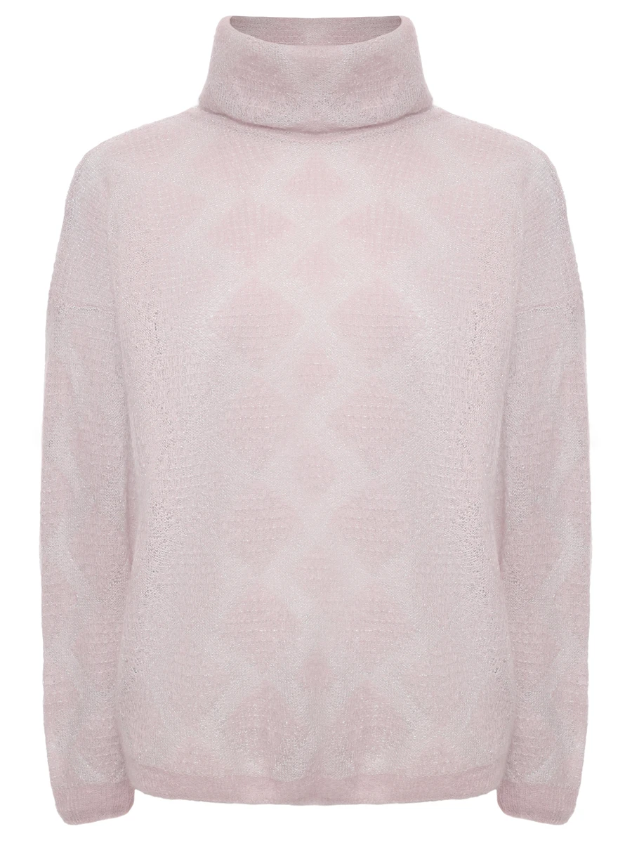 Свитер из мохера и шерсти альпака PANICALE D370439CL 37D61 0325 Розовый 