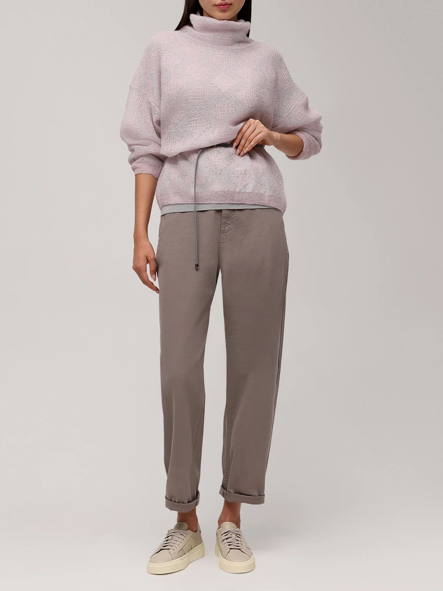 

Свитер из мохера и шерсти альпака, Розовый, D370439CL 37D61 0325