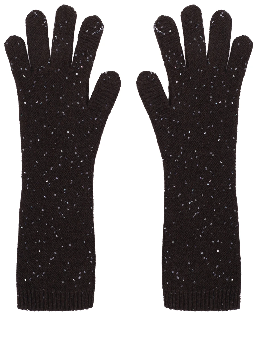 Перчатки шерстяные PANICALE D370578GU 37D26A 0290 Темно- Коричневый  Фото 2