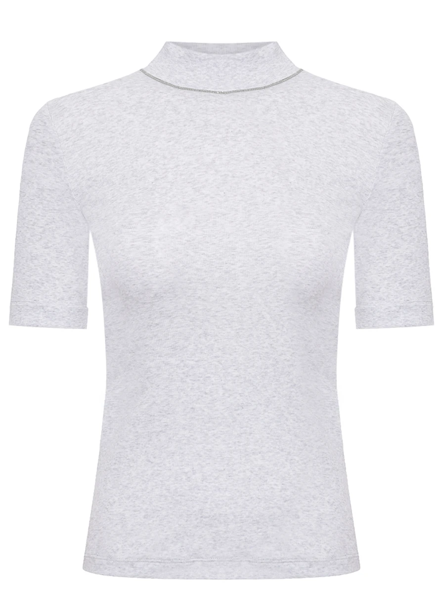 Топ хлопковый PANICALE D371666L/NR 37D10A 0910 Светло- Серый 