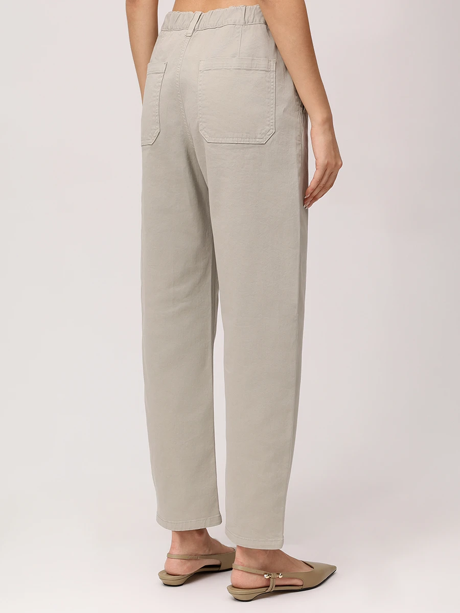 Брюки хлопковые PANICALE D370052PA 37D60 0640 Хаки  Фото 3