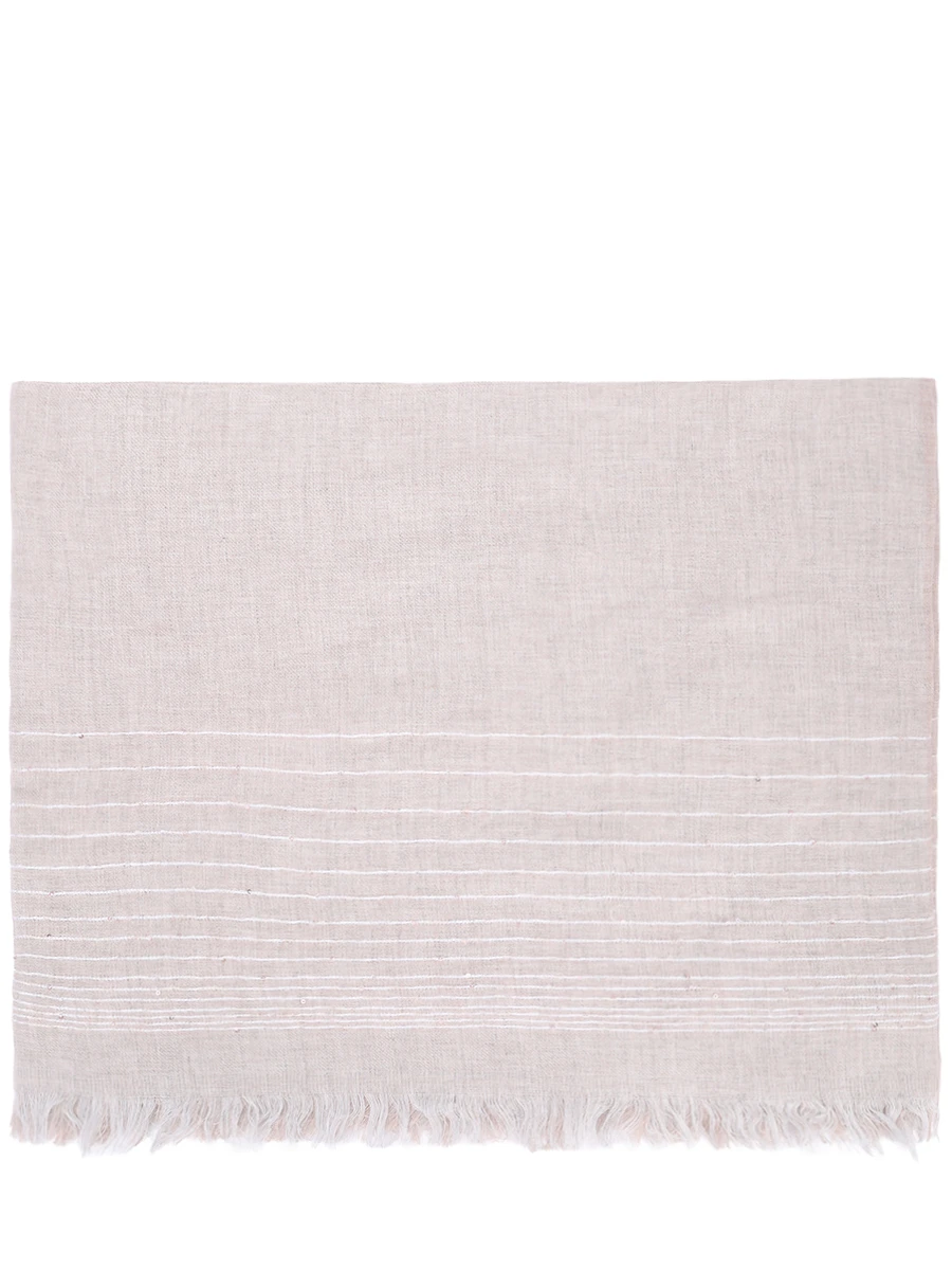 

Палантин из шерсти и вискозы, Бежевый, D37SCARF2 37DSC2 0935