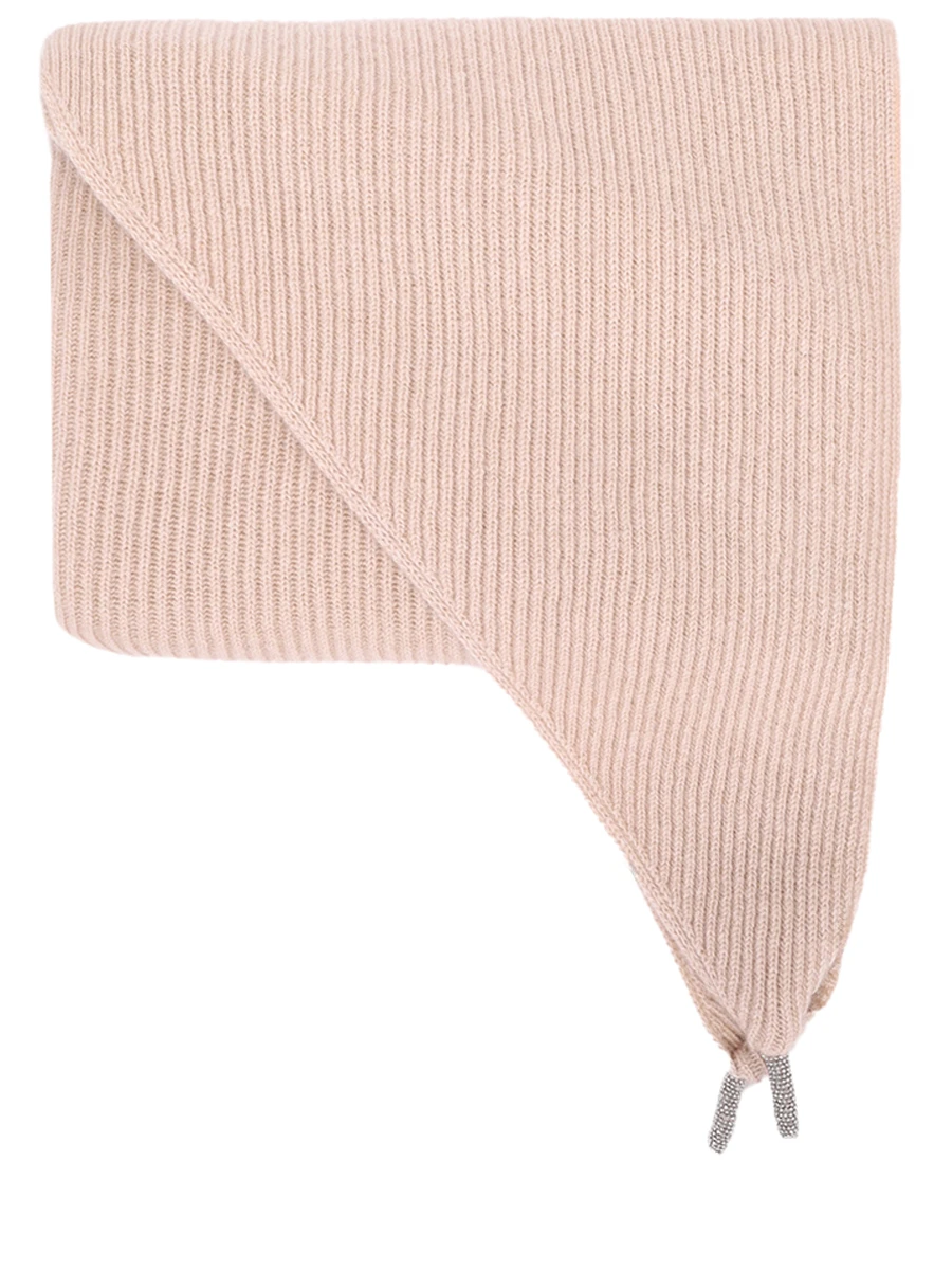 

Шарф шерстяной, Бежевый, D370318SC 37D17 0240