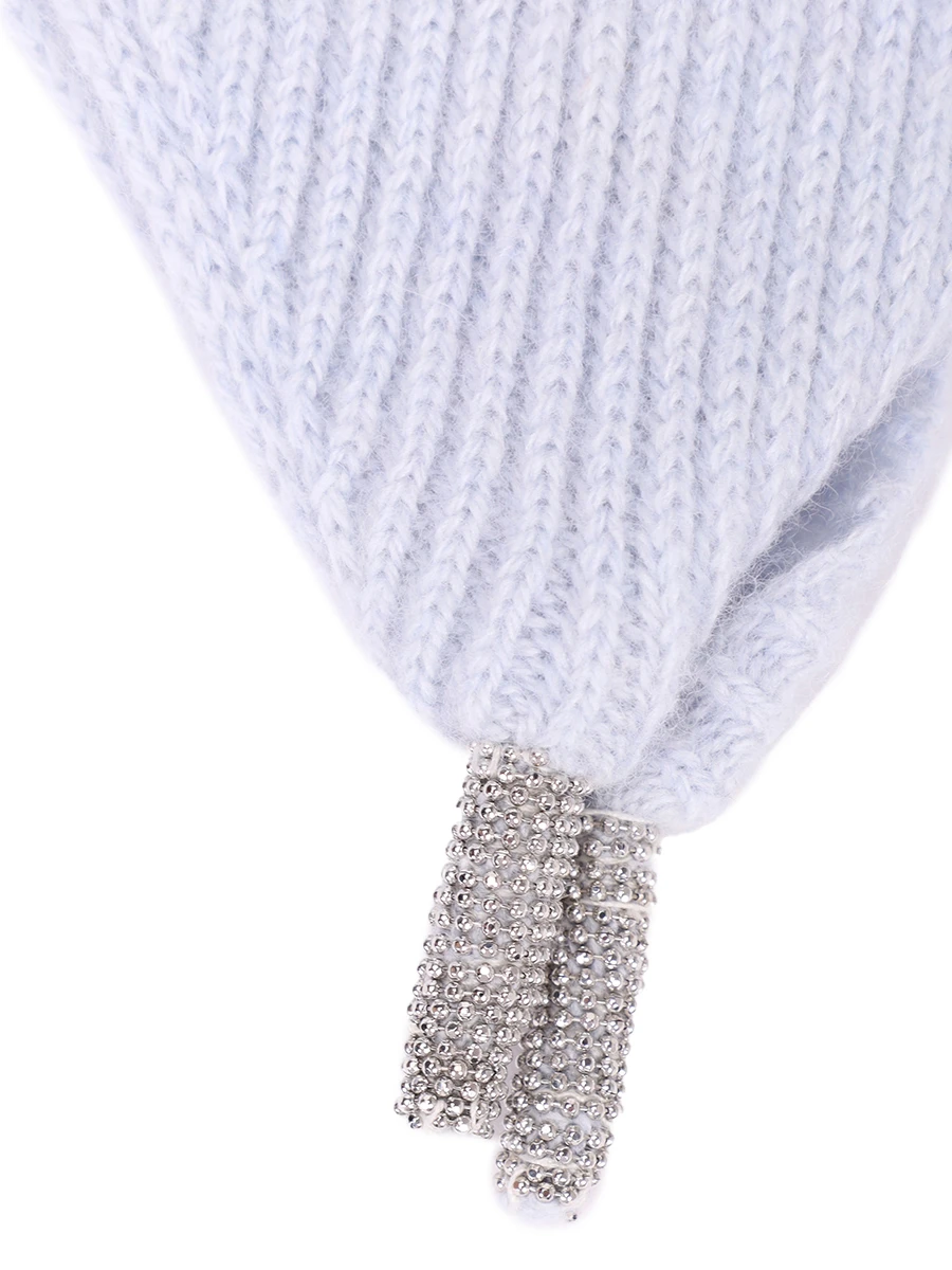 Шарф шерстяной PANICALE D370318SC 37D17 0510 Голубой  Фото 3