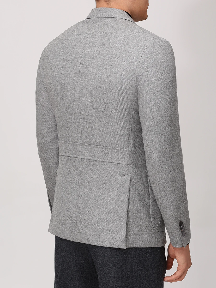 Пиджак шерстяной LUBIAM 52521/2/2564 Серый  Фото 3