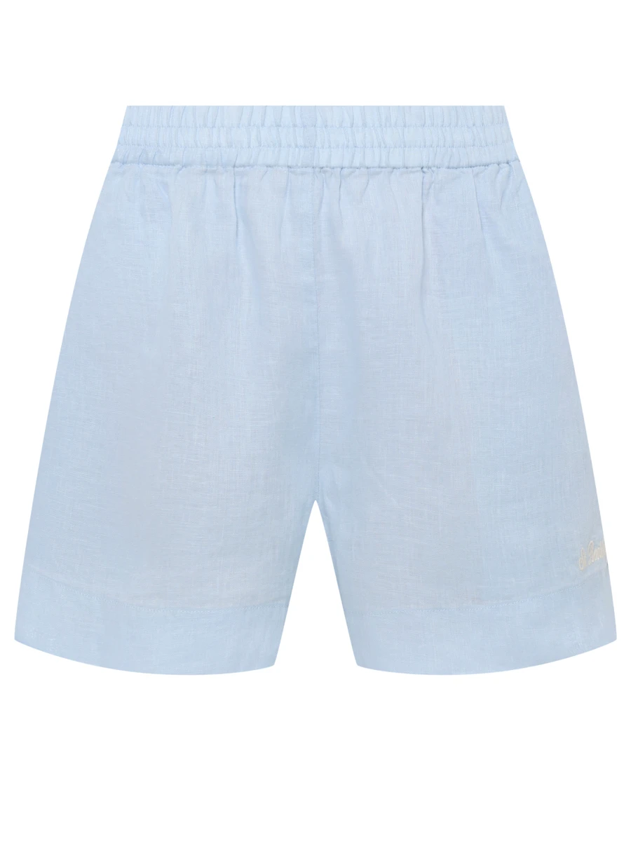 Шорты льняные MC2 SAINT BARTH MEAVE - LINEN 31 LIGHT BLUE Голубой 