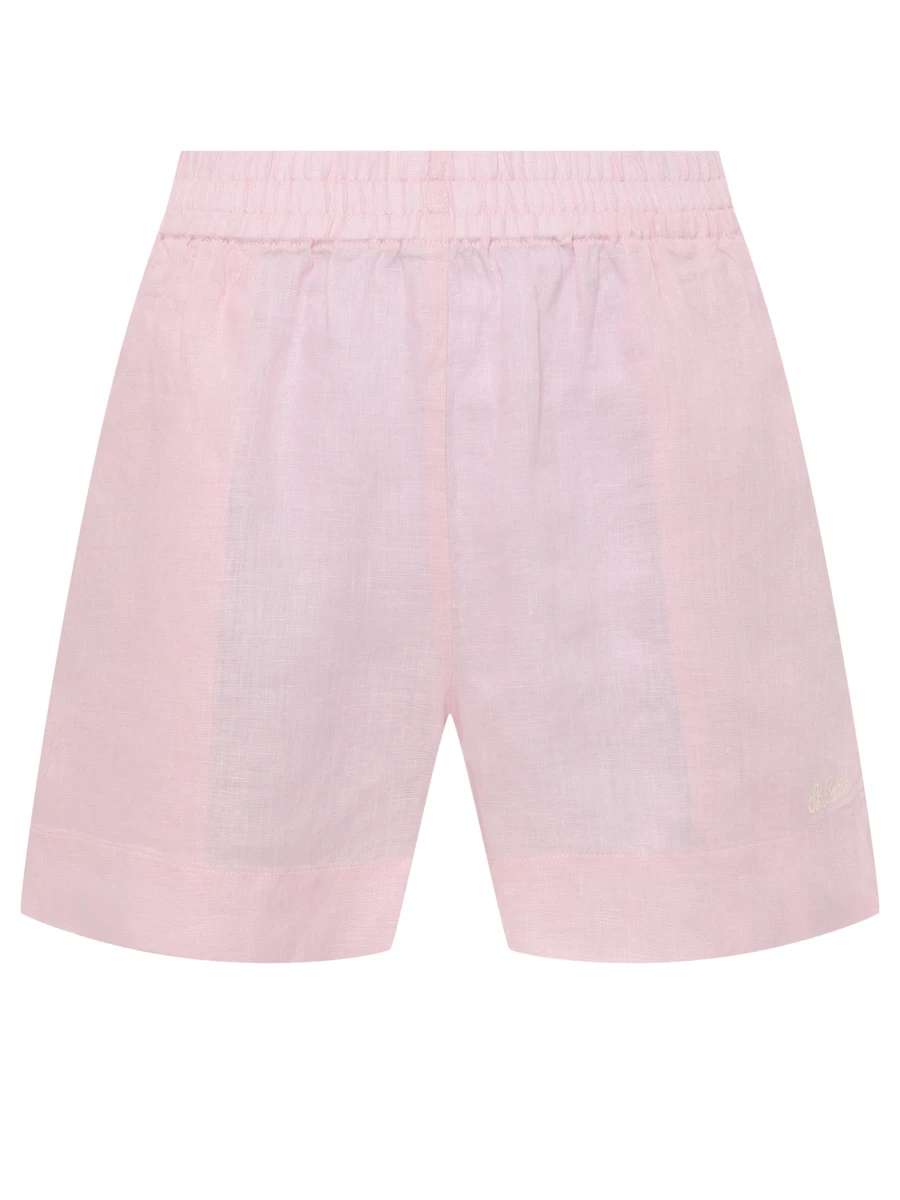 Шорты льняные MC2 SAINT BARTH MEAVE - LINEN 21H POWDER PINK Розовый 