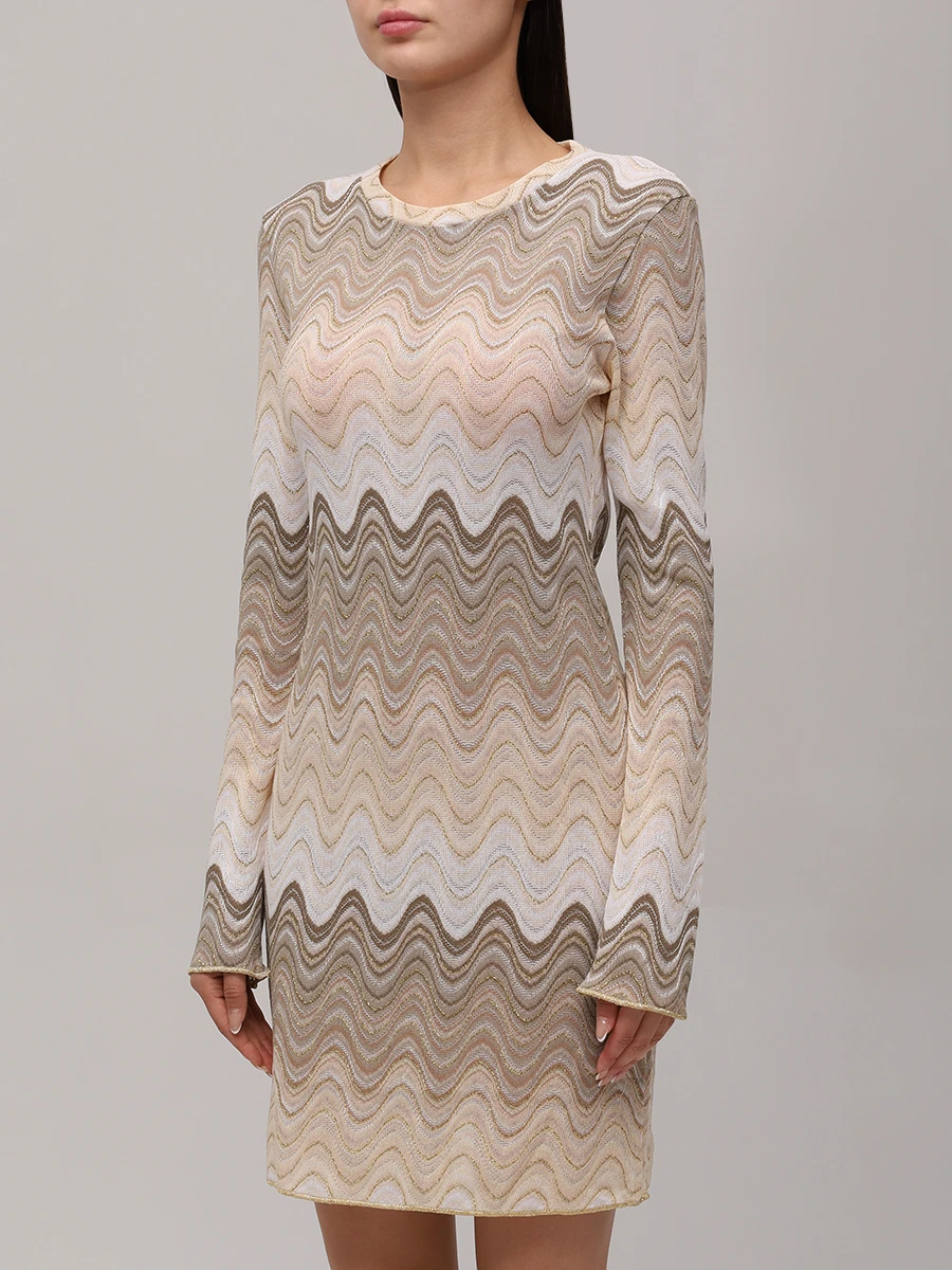 

Платье с люрексом, Коричневый, IMANY - RACHEL SEA WAVE 11