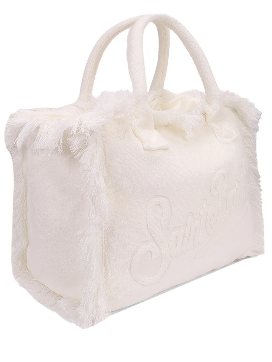 Сумка хлопковая MC2 SAINT BARTH VANITY TERRY - TERRY EMBOSSED 10 Белый  Фото 3