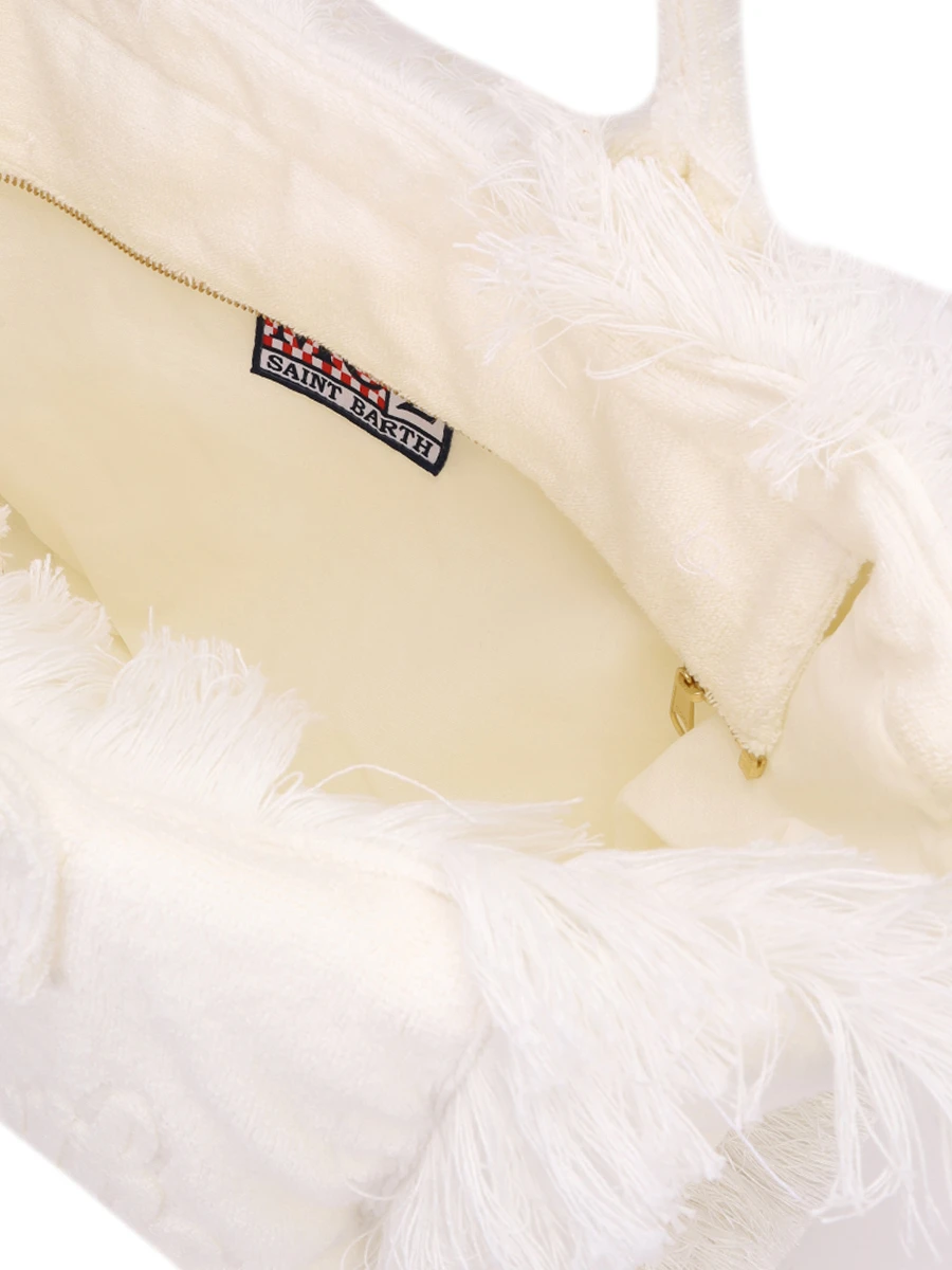Сумка хлопковая MC2 SAINT BARTH VANITY TERRY - TERRY EMBOSSED 10 Белый  Фото 4