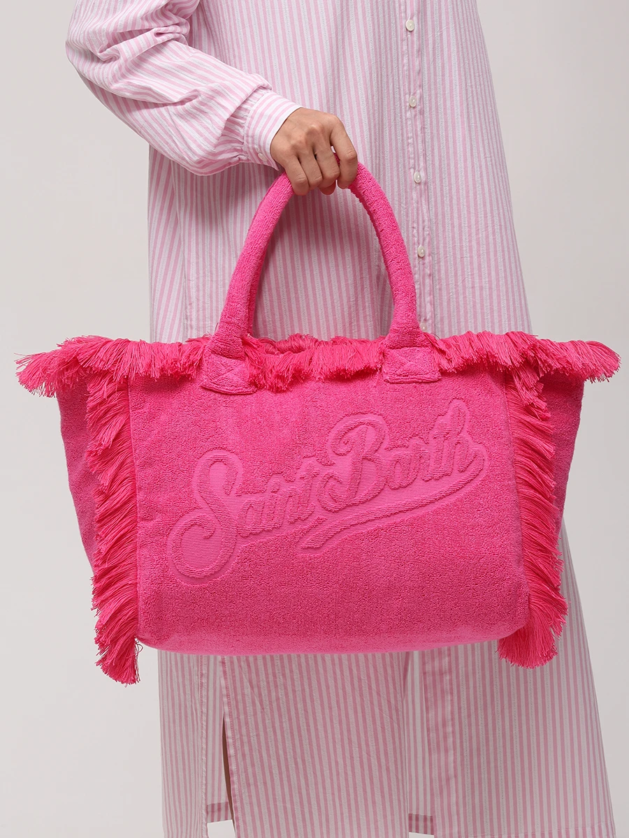 Сумка хлопковая MC2 SAINT BARTH VANITY TERRY - TERRY EMBOSSED 77 Розовый  Фото 2