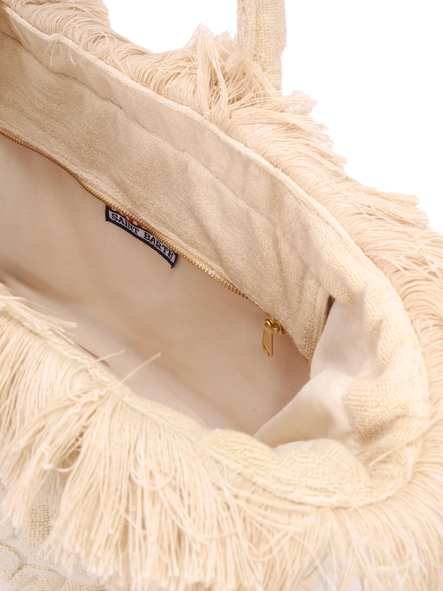 Сумка хлопковая MC2 SAINT BARTH VANITY TERRY - TERRY EMBOSSED 12 Бежевый  Фото 4