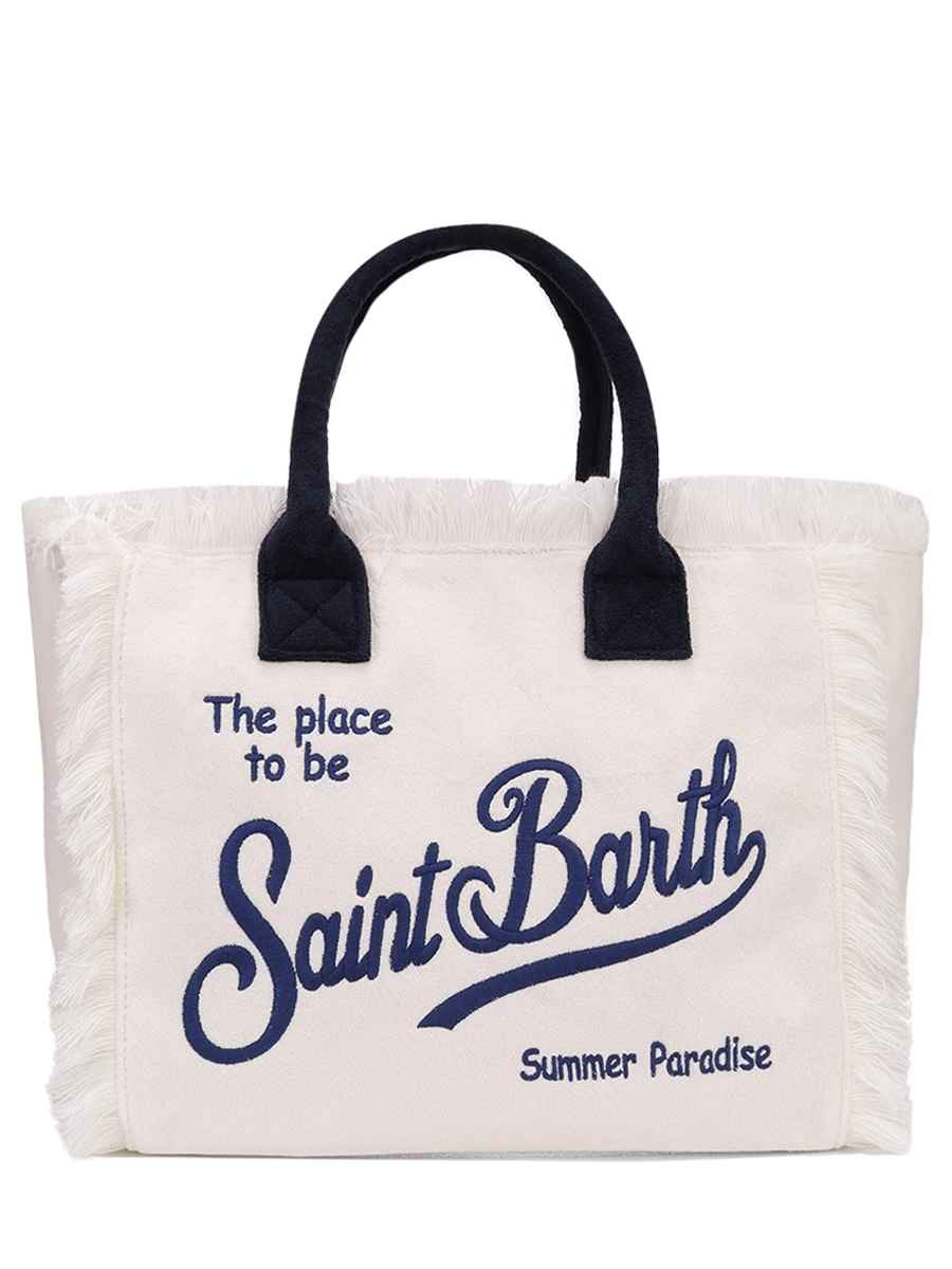 Сумка хлопковая MC2 SAINT BARTH VANITY SPONGE -1160 EMB Белый 