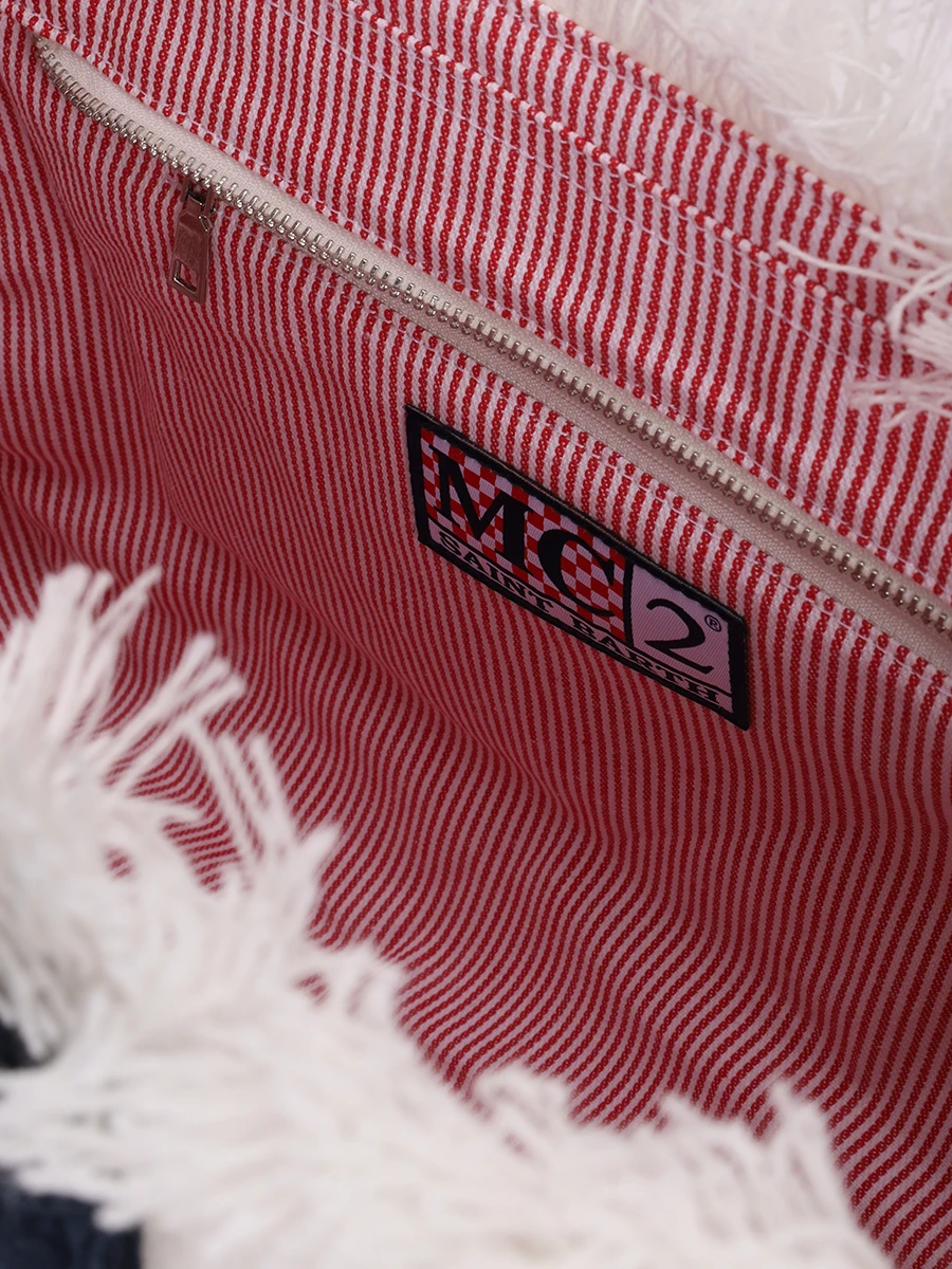 Сумка хлопковая MC2 SAINT BARTH VANITY SPONGE -1160 EMB Белый  Фото 4