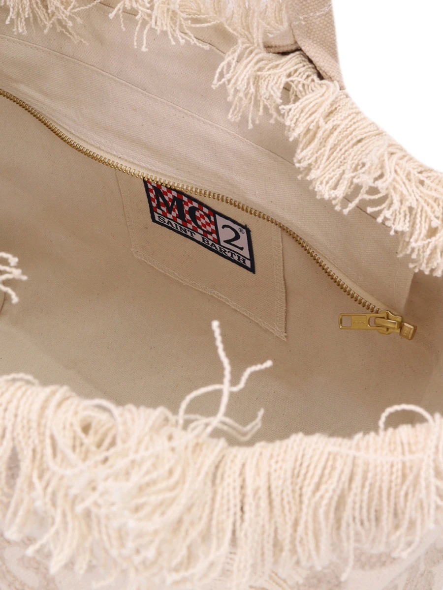 Сумка хлопковая MC2 SAINT BARTH VANITY RUG - SB LILY 0111 Бежевый  Фото 4