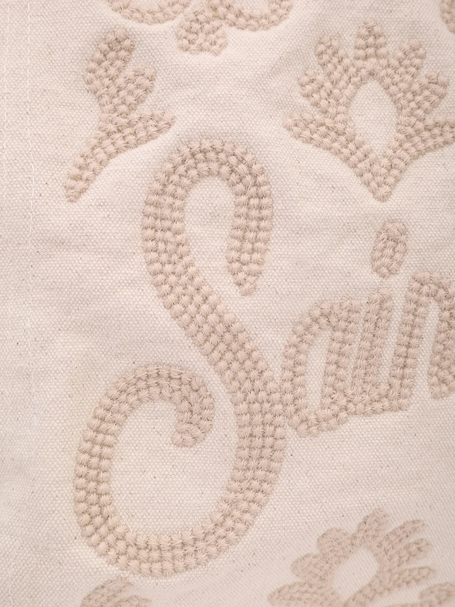 Сумка хлопковая MC2 SAINT BARTH VANITY RUG - SB LILY 0111 Бежевый  Фото 5
