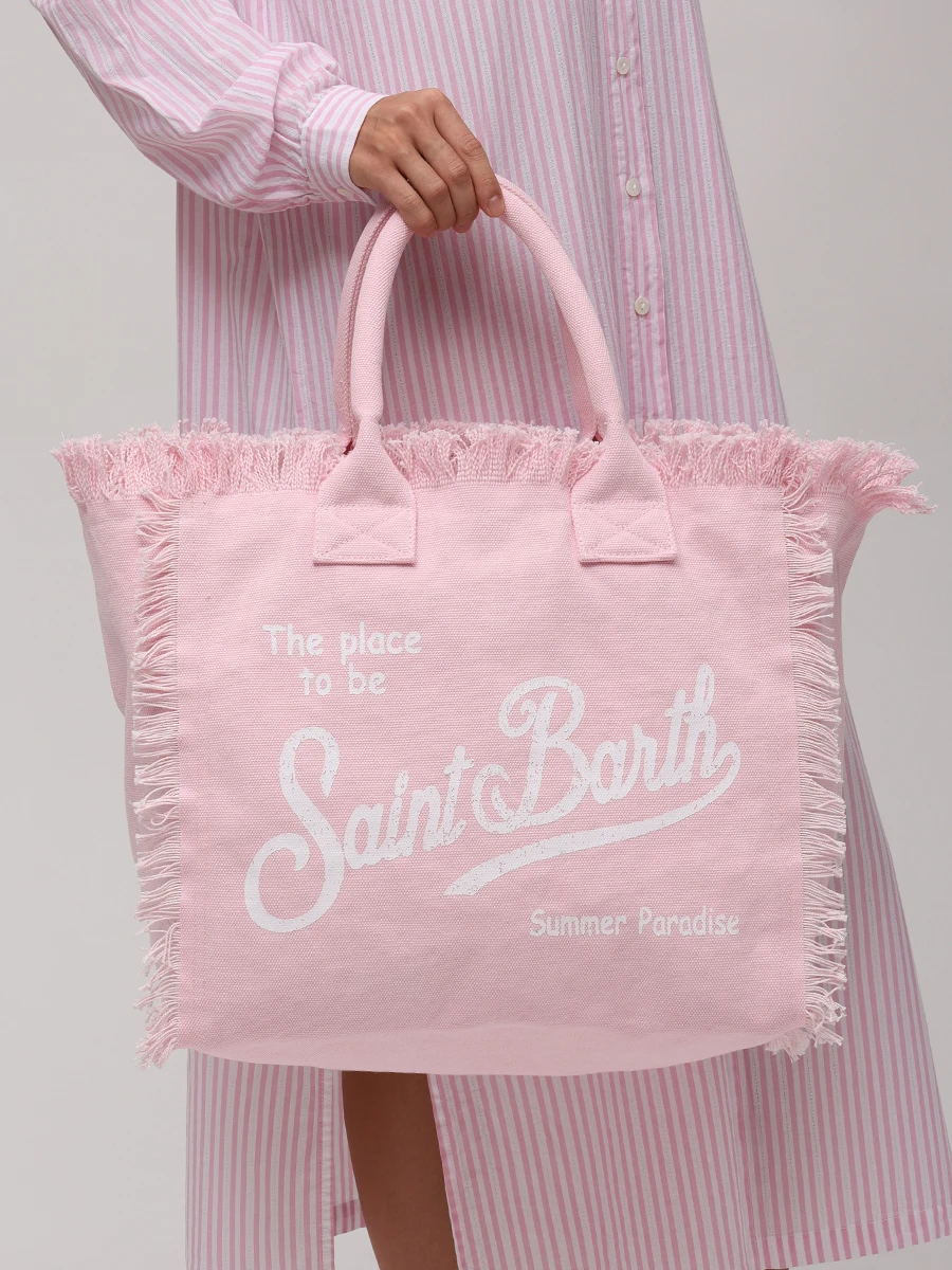 Сумка хлопковая MC2 SAINT BARTH VANITY - 20 POWDER PINK Розовый  Фото 2