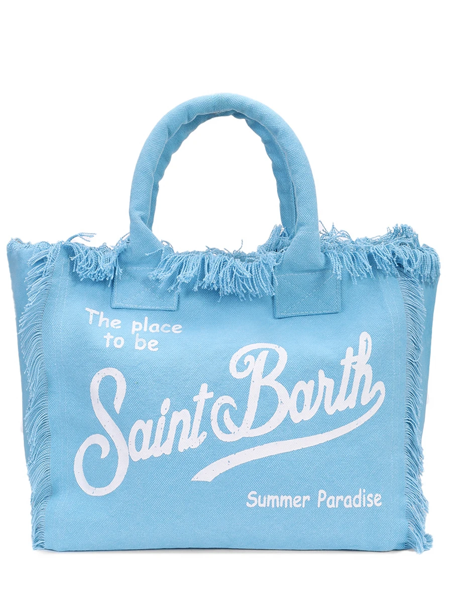 Сумка хлопковая MC2 SAINT BARTH VANITY - 31 LIGHT BLUE Голубой 