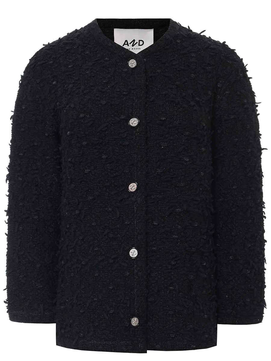 Жакет шерстяной AND THE BRAND W26-CJ044-1002-900 Черный 