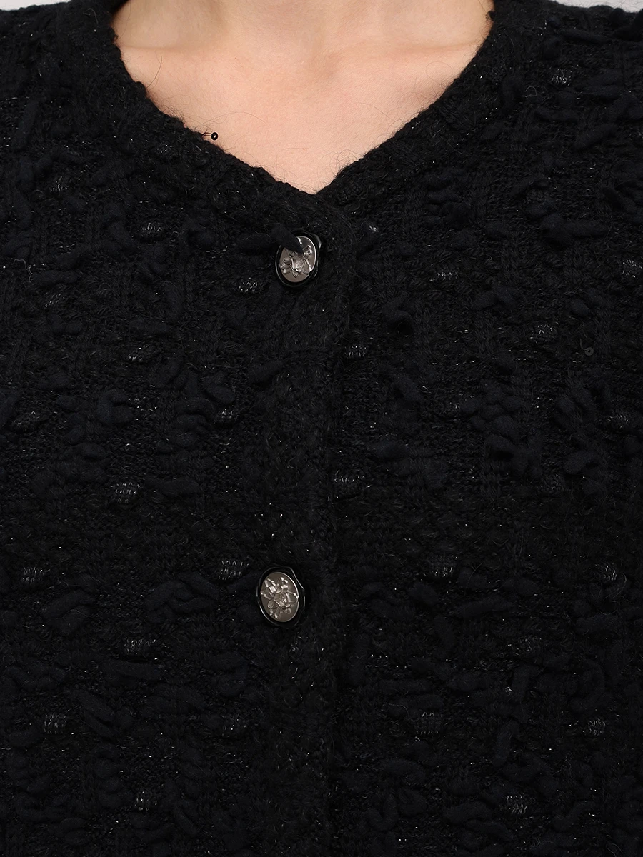 

Жакет шерстяной, Черный, W26-CJ044-1002-900