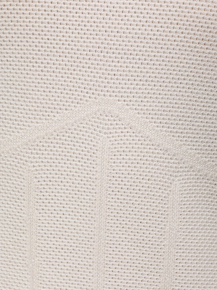 Платье из шерсти и вискозы AND THE BRAND W26-D050-1202-101 Молочный Белый  Фото 6