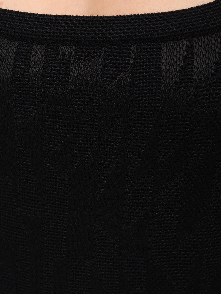 Платье из шерсти и вискозы AND THE BRAND W26-D048-1202-900 Черный  Фото 6