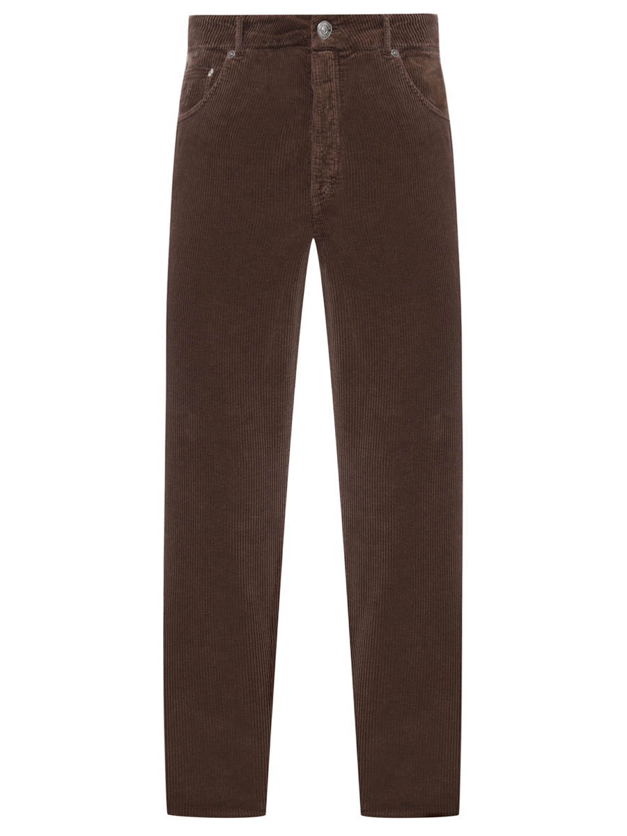 Брюки Traditional Fit вельветовые BRUNELLO CUCINELLI